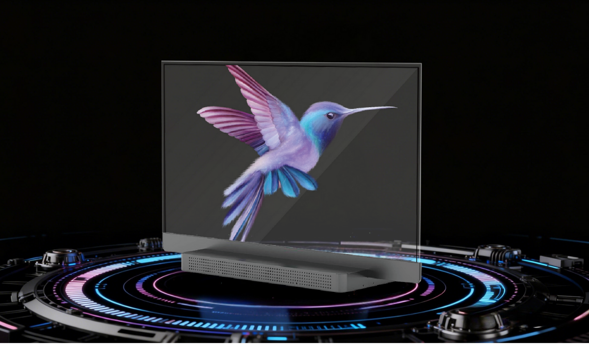 55‘’ transparent OLED